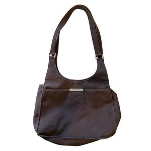 citysac Plum shoulder bag interior zip pocket 12”x9” durable nylon lightweight